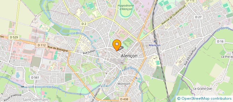 localisation de l'entreprise MONSIEUR YANN PIRONNEAU à ALENCON
