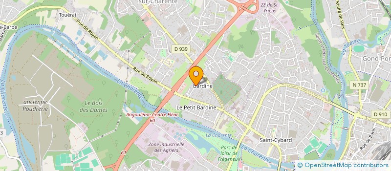 localisation de l'entreprise MONSIEUR YANN POTUT à SAINT-YRIEIX-SUR-CHARENTE