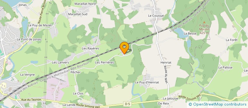 localisation de l'entreprise MONSIEUR YANN POUFFARIX  AMBAZAC