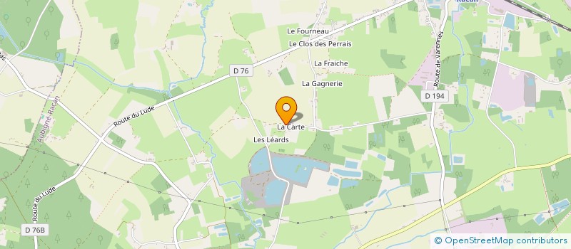 localisation de l'entreprise MONSIEUR YANN POULAIN à AUBIGNE-RACAN