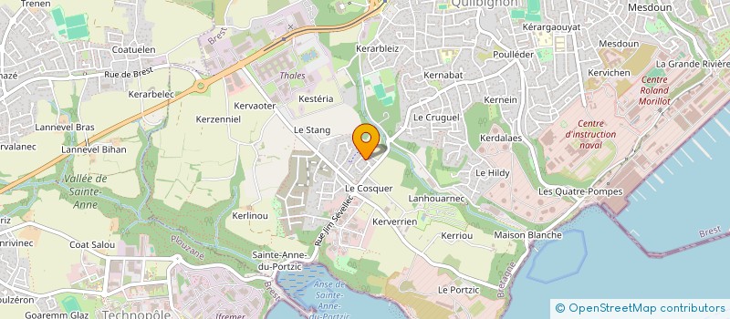 localisation de l'entreprise MONSIEUR YANN POULIQUEN à BREST