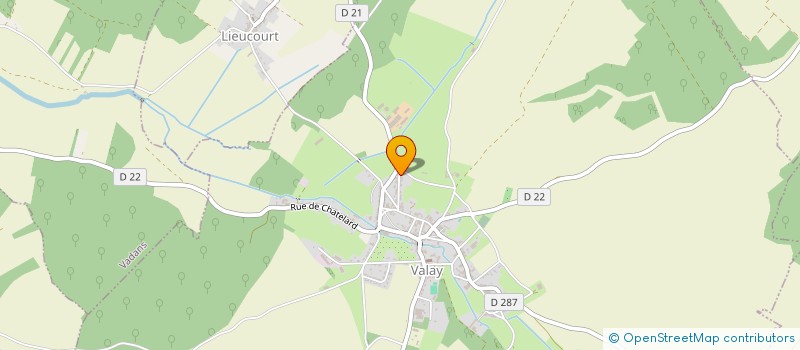 localisation de l'entreprise MONSIEUR YANN POUPELIN  VALAY