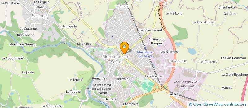 localisation de l'entreprise MONSIEUR YANN POUVREAU à MORTAGNE-SUR-SEVRE