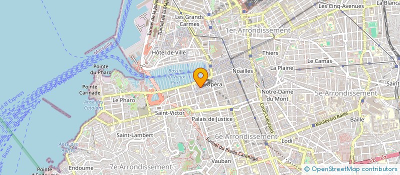 localisation de l'entreprise MONSIEUR YANN PREVOST à MARSEILLE