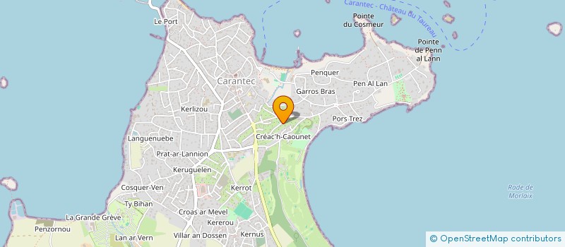 localisation de l'entreprise MONSIEUR YANN PRIGENT  CARANTEC