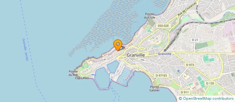 localisation de l'entreprise MONSIEUR YANN PRONIER  GRANVILLE