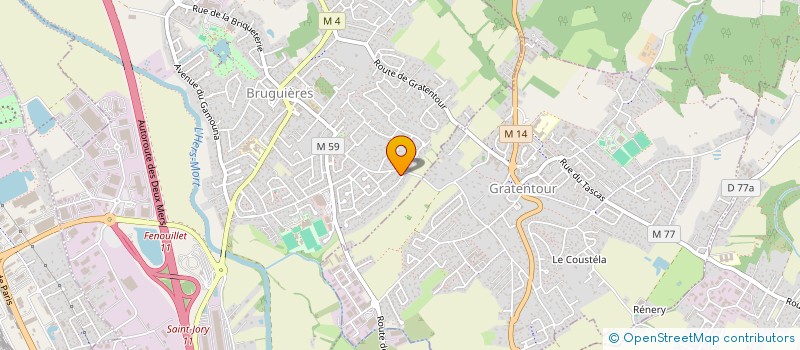 localisation de l'entreprise MONSIEUR YANN PRZYBYLSKI  CANEJAN