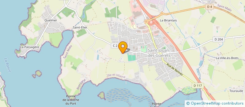 localisation de l'entreprise MONSIEUR YANN QUEBRIAC  SAINT-JOUAN-DES-GUERETS