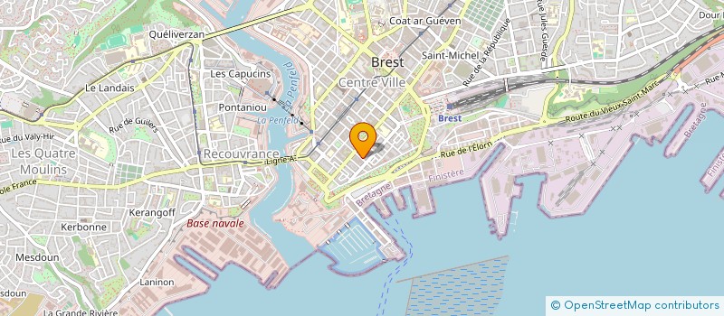 localisation de l'entreprise MONSIEUR YANN QUEFFELEANT  BREST