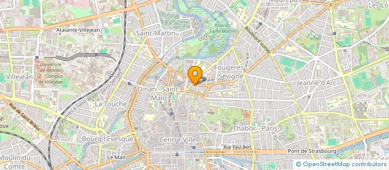 localisation de l'entreprise MONSIEUR YANN QUEINNEC à RENNES
