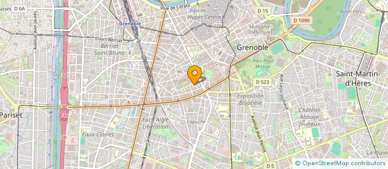 localisation de l'entreprise MONSIEUR YANN QUEMERE à GRENOBLE