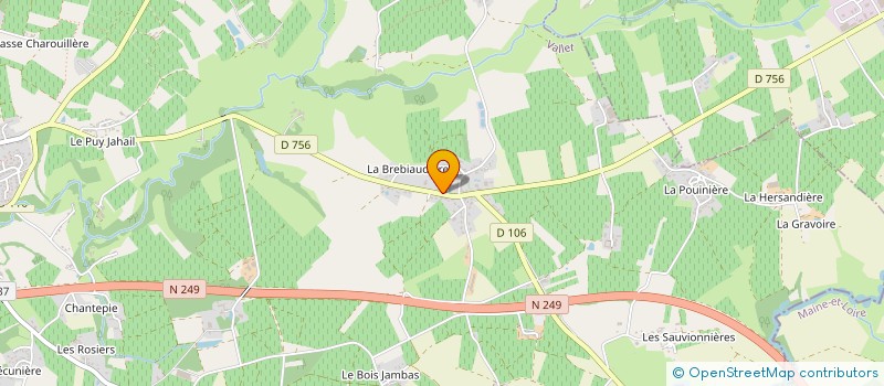 localisation de l'entreprise MONSIEUR YANN QUENET  VALLET