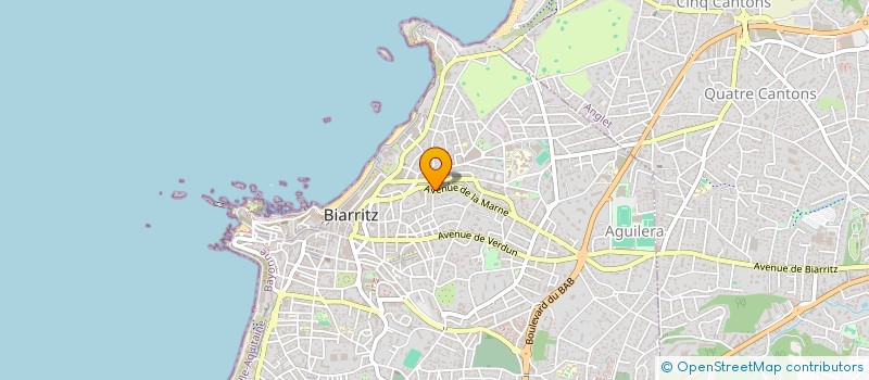 localisation de l'entreprise MONSIEUR YANN QUILBEUF à BIARRITZ
