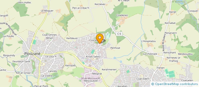localisation de l'entreprise MONSIEUR YANN QUIVIGER  PLOUZANE