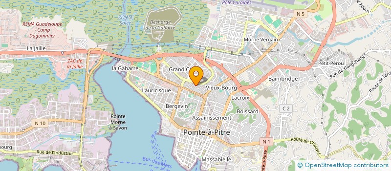 localisation de l'entreprise MONSIEUR YANN RABEL à LES ABYMES