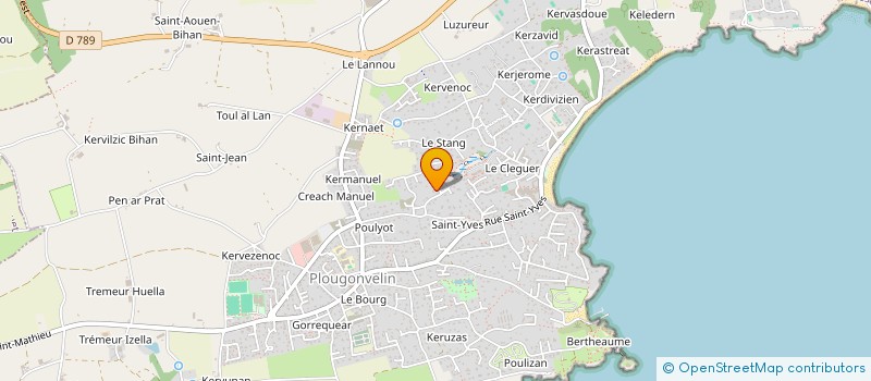 localisation de l'entreprise MONSIEUR YANN RAGUENEAU à PLOUGONVELIN