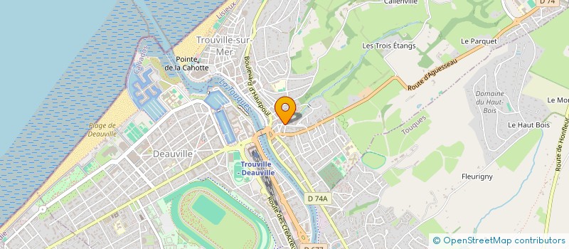 localisation de l'entreprise MONSIEUR YANN RAIMBAULT  TROUVILLE-SUR-MER