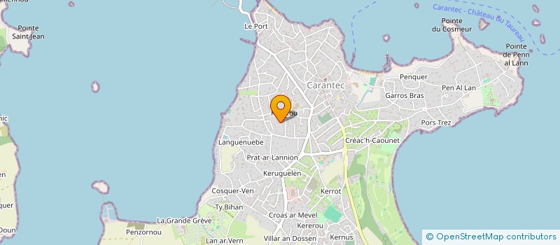 localisation de l'entreprise MONSIEUR YANN RANNOU  CARANTEC