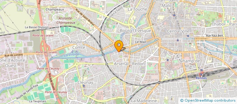 localisation de l'entreprise MONSIEUR YANN RAOUL  RENNES