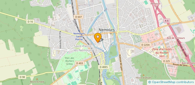 localisation de l'entreprise MONSIEUR YANN RASPILAIRE à NEMOURS