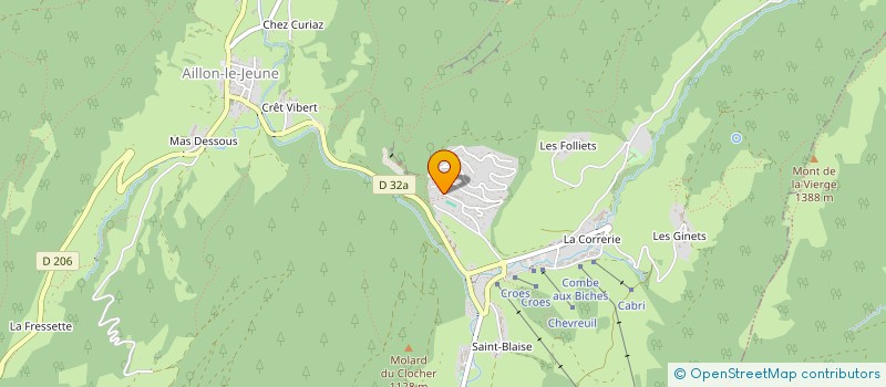 localisation de l'entreprise MONSIEUR YANN RASSAT  AILLON-LE-JEUNE