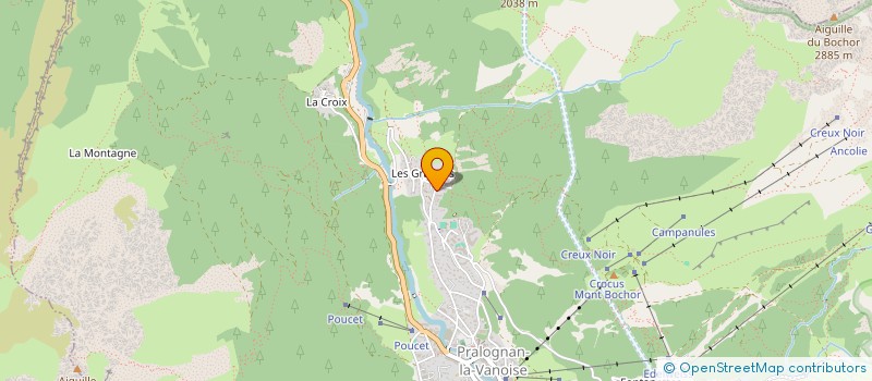 localisation de l'entreprise MONSIEUR YANN RATTIER  PRALOGNAN-LA-VANOISE