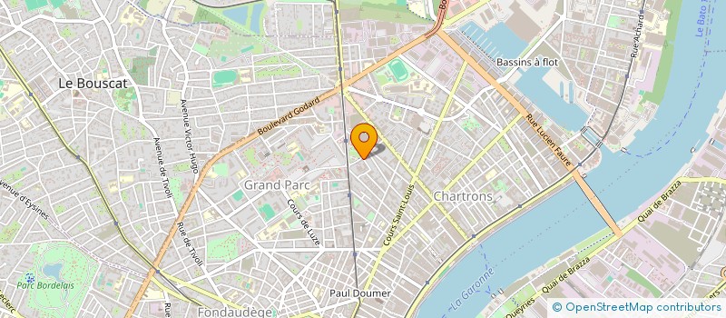 localisation de l'entreprise MONSIEUR YANN RAUDE  BORDEAUX