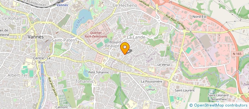 localisation de l'entreprise MONSIEUR YANN RAULT à VANNES