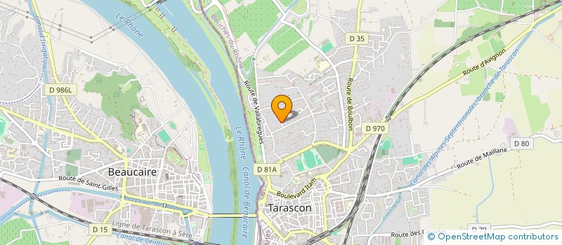 localisation de l'entreprise MONSIEUR YANN RAY  MAS-BLANC-DES-ALPILLES