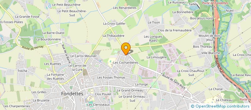 localisation de l'entreprise MONSIEUR YANN REGIS-GIANAS  FONDETTES
