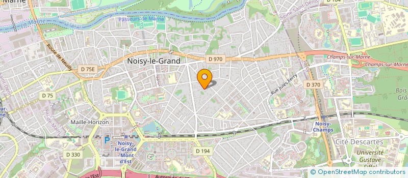 localisation de l'entreprise MONSIEUR YANN REMOND à NOISY-LE-GRAND