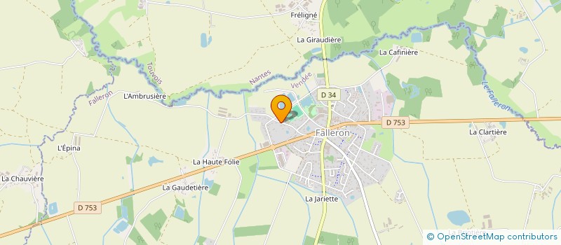 localisation de l'entreprise MONSIEUR YANN RENAUD  FALLERON