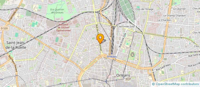 localisation de l'entreprise MONSIEUR YANN RETOUT à ORLEANS