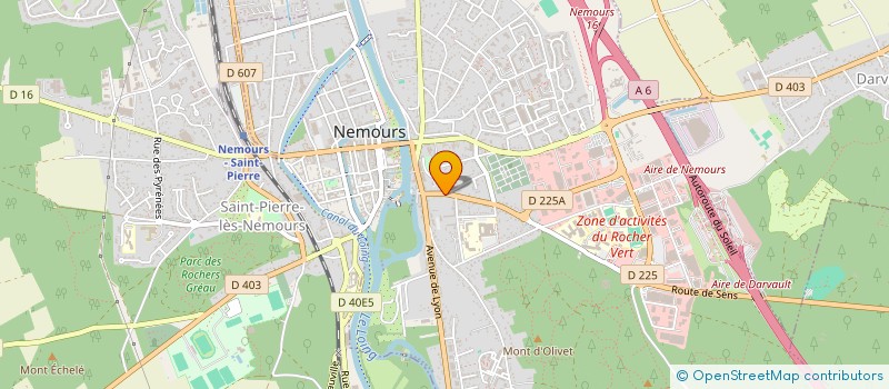 localisation de l'entreprise MONSIEUR YANN REUPERNE à NEMOURS