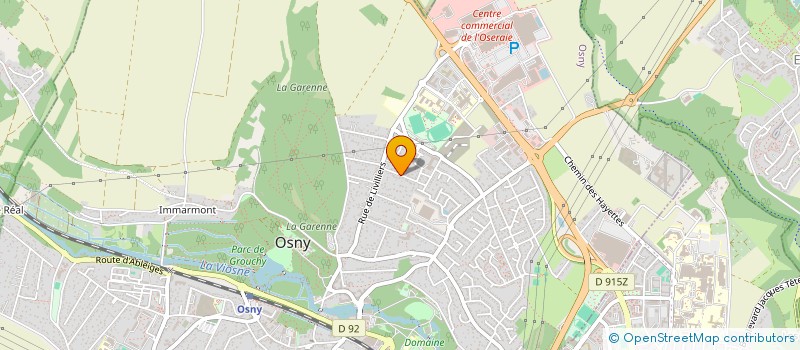 localisation de l'entreprise MONSIEUR YANN REUS  OSNY