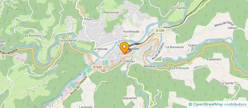 localisation de l'entreprise MONSIEUR YANN RICONO  LAMASTRE