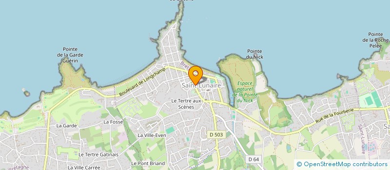 localisation de l'entreprise MONSIEUR YANN RIO  SAINT-LUNAIRE