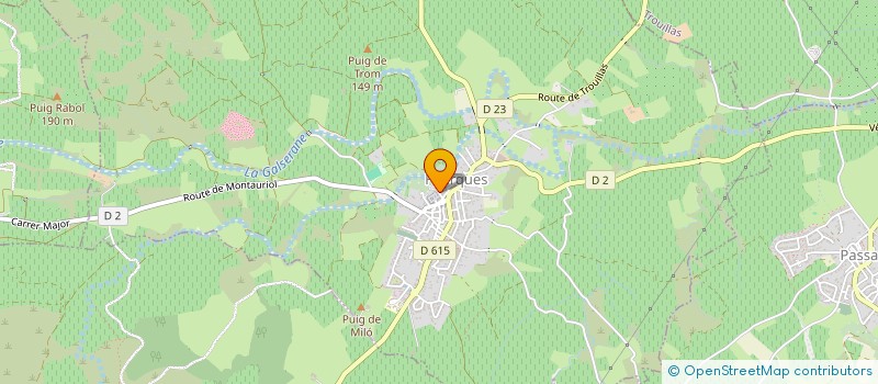 localisation de l'entreprise MONSIEUR YANN RITLEWSKI  FOURQUES