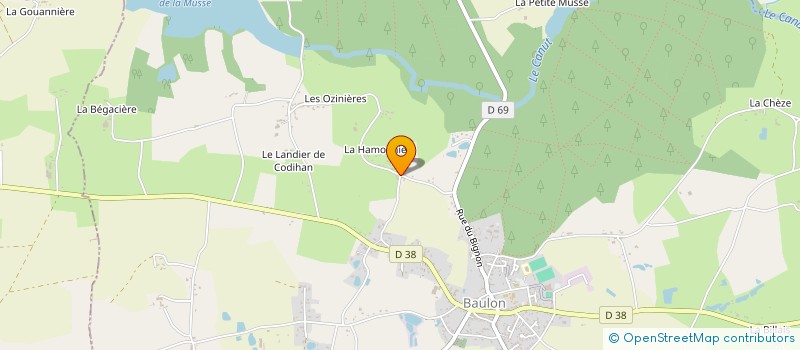 localisation de l'entreprise MONSIEUR YANN ROBINET  BAULON