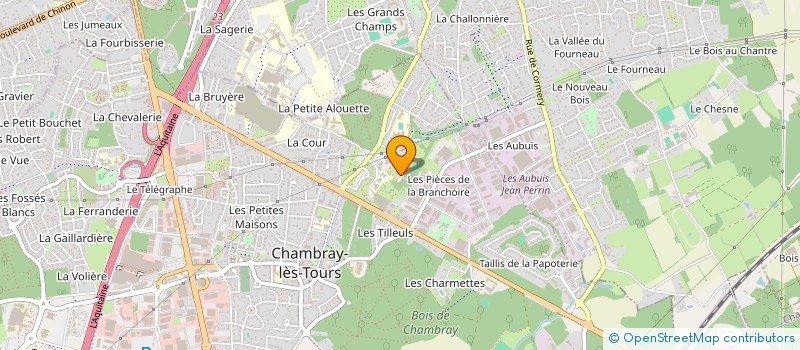 localisation de l'entreprise MONSIEUR YANN RODOLPHE  CHAMBRAY-LES-TOURS