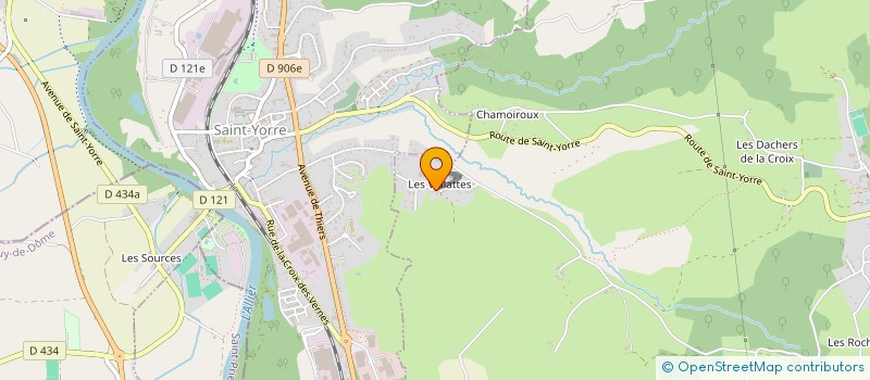 localisation de l'entreprise MONSIEUR YANN RODRIGUEZ  BUSSET