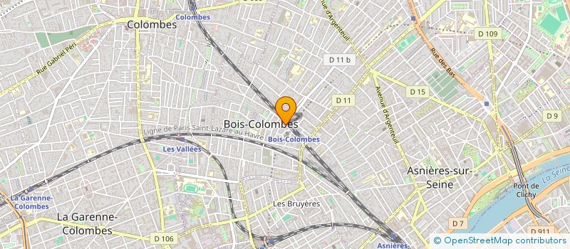 localisation de l'entreprise MONSIEUR YANN ROGANDJI à BOIS-COLOMBES