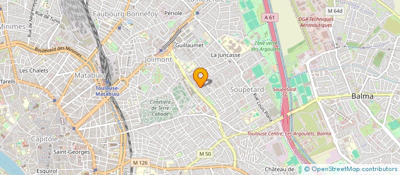 localisation de l'entreprise MONSIEUR YANN RONAN PANNETIER à TOULOUSE