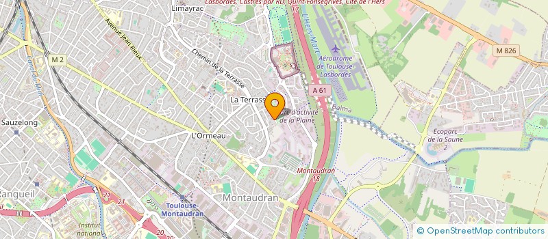 localisation de l'entreprise MONSIEUR YANN ROUQUIE à TOULOUSE