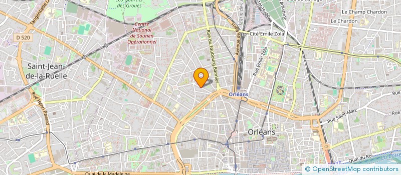 localisation de l'entreprise MONSIEUR YANN ROUSSILLON à ORLEANS