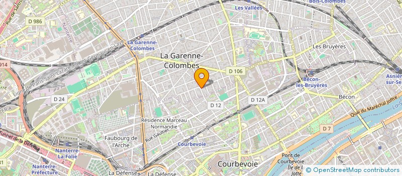 localisation de l'entreprise MONSIEUR YANN ROZO à LA GARENNE-COLOMBES
