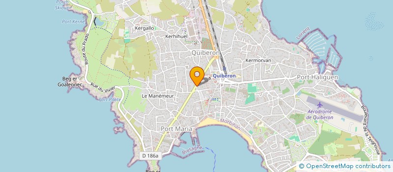 localisation de l'entreprise MONSIEUR YANN ROZO à QUIBERON