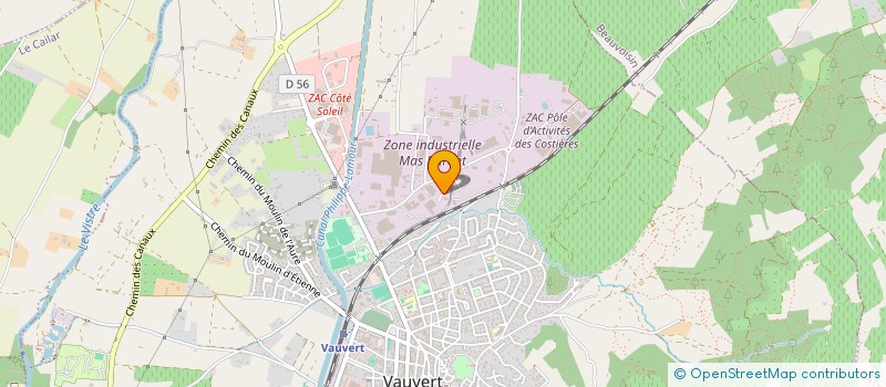 localisation de l'entreprise MONSIEUR YANN RUNEL  VAUVERT