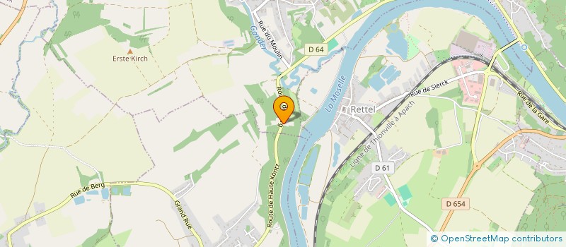 localisation de l'entreprise MONSIEUR YANN RUSSO  CREUTZWALD