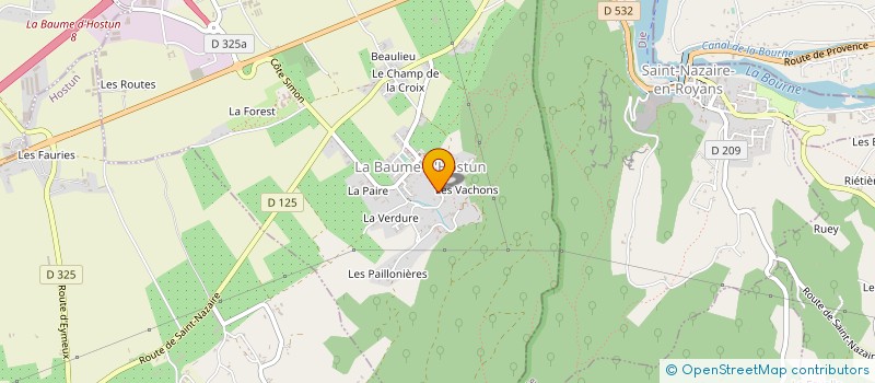 localisation de l'entreprise MONSIEUR YANN SAINTIGNY à LA BAUME-D'HOSTUN